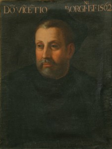 Valerio Marucelli, Vincenzo Borghini, 1596. Firenze, Accademia delle Arti del Disegno