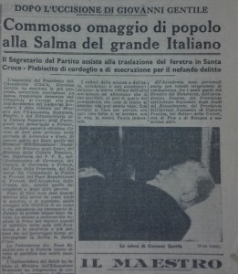 Un articolo su «La Nazione», 18 aprile 1944