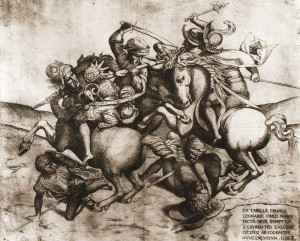 Lorenzo Zacchia il Giovane, Copia della Battaglia di Anghiari, 1558. Vienna, Graphische Sammlung Albertina