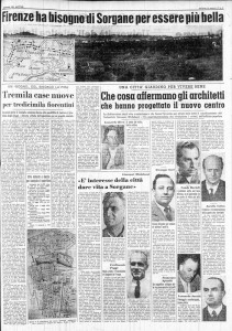 Firenze ha bisogno di Sorgane per essere più bella, Il Giornale del Mattino, 20 febbraio 1957, p. 5 